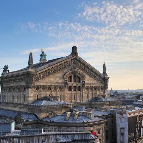 Book a night of opera at the nearby Palais Garnier