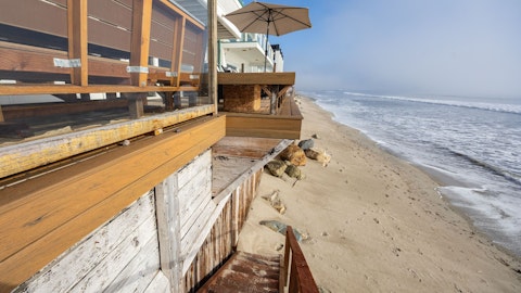 Step straight from the deck onto the Orange County sand