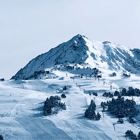 Feel the rejuvenating spirit of the great outdoors from the Baqueira-Beret ski resort