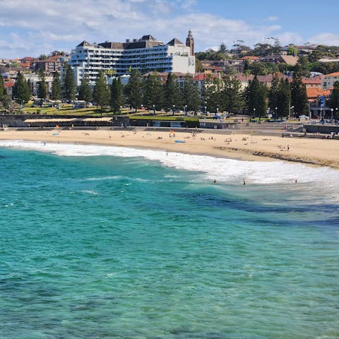 Hit the surf at Coogee Beach – it's just minutes away