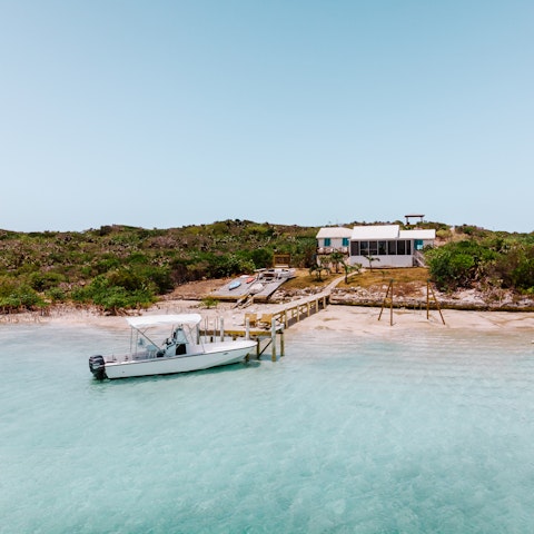 Hire a boat and explore the surrounding cays in the surrounding Exuma region