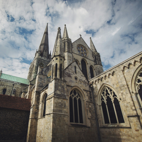 Spend a day exploring Chichester, an eight-minute drive away
