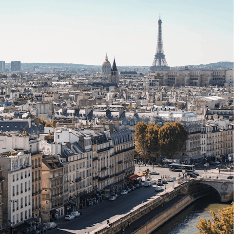 Explore Paris's cultural attractions, including the nearby Pompidou Centre