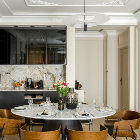 Let your host arrange a breakfast delivery for you to enjoy