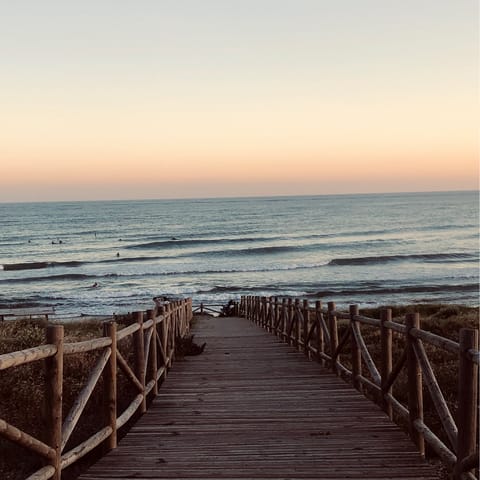 Pack a beach bag and take the short drive to Marbella