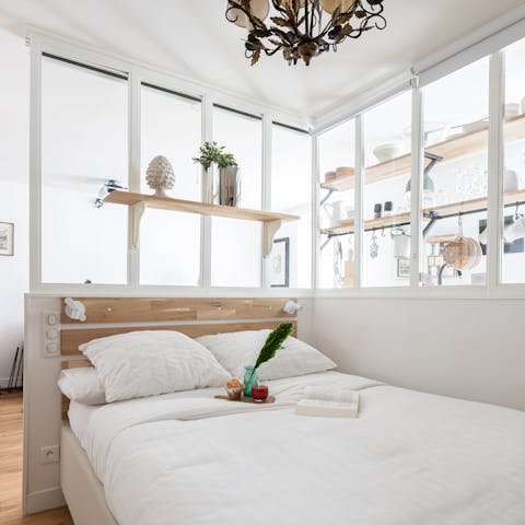 Enjoy a restful night's sleep in the cosy bedroom