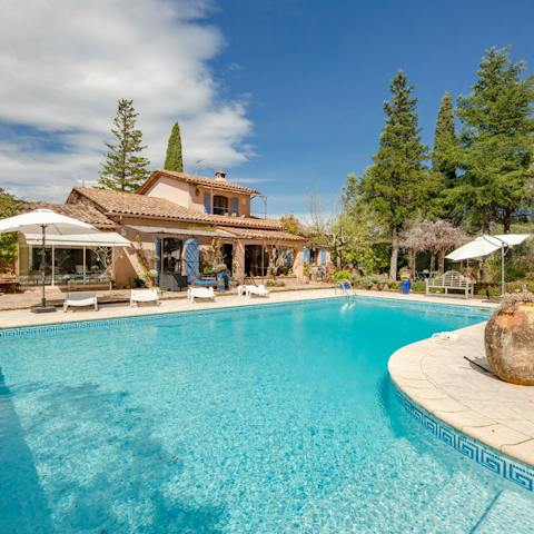 Make a splash in the seasonal pool when you're not at the beach