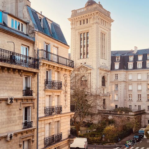 Have a stroll around Boulevard Saint Germain, a ten-minute saunter away