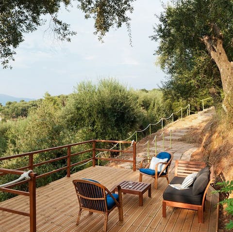 Find access to your private beach via cliff path
