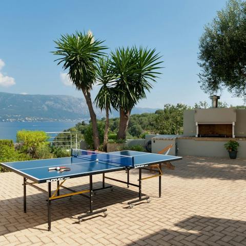 Appreciate outdoor living, games and dining