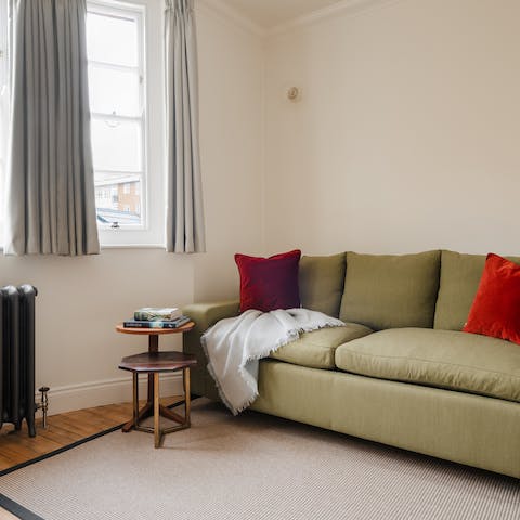 Get cosy on the sofa and enjoy an evening of movies