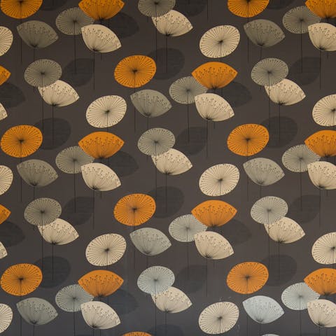 A stylish statement wallpaper