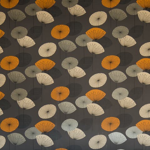 A stylish statement wallpaper