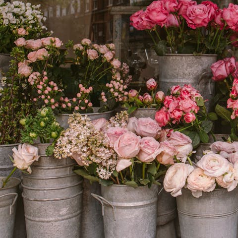 Pick up some flowers from the stalls on Las Ramblas