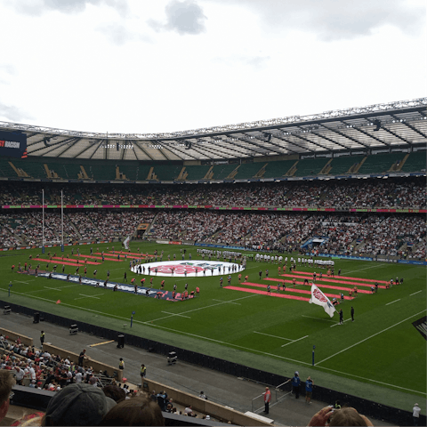 Catch a game at the stadium, just ten minutes away on foot