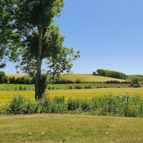 Explore the beautiful Vexin Nature Reserve, around one hour from Paris