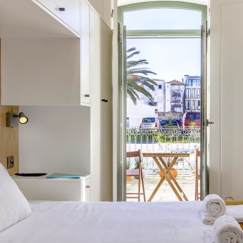 Wake up to charming vistas of historic Porto