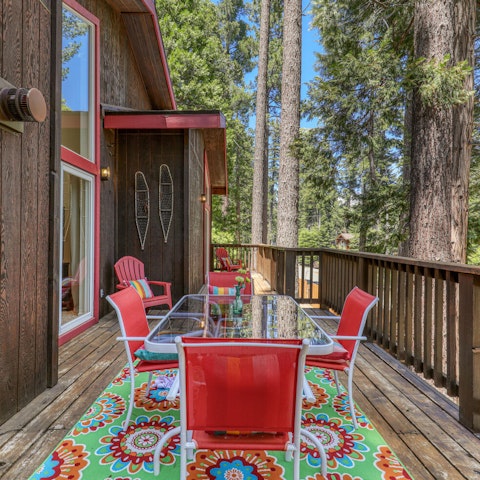 Look forward to a long lunch on the deck when the sun shines