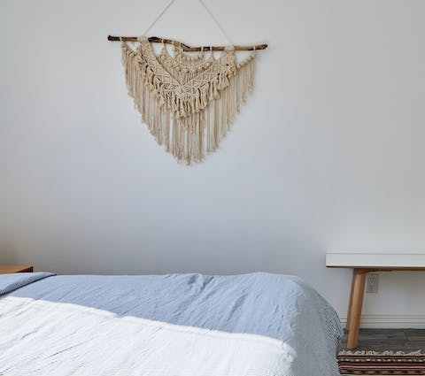 The Macrame on the wall