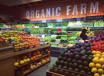 Get tasty organic and healthy groceries as well as amazing meals from the Erewhon hot and cold bar