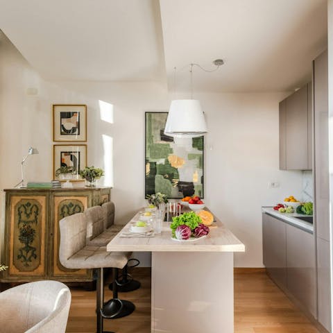 Sit down to a dish of Garmugia soup