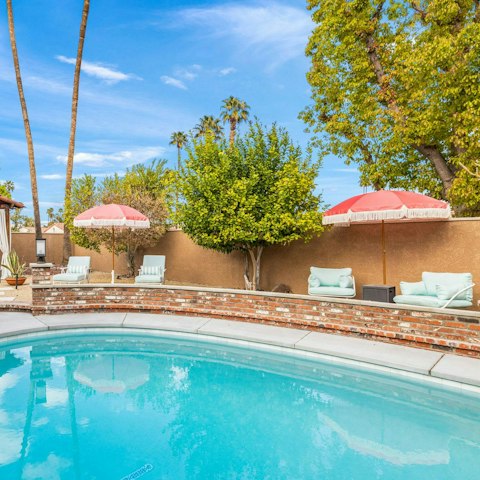 Feel a wonderful sense of relaxation while lounging by the pool