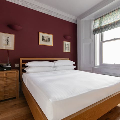 Enjoy a good night's sleep in the comfortable bedrooms