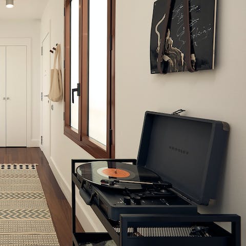 Spin some vinyl on the record player