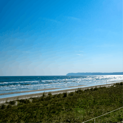 Explore the seaside town of Binz, a popular German bathing resort