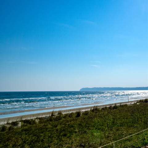 Explore the seaside town of Binz, a popular German bathing resort