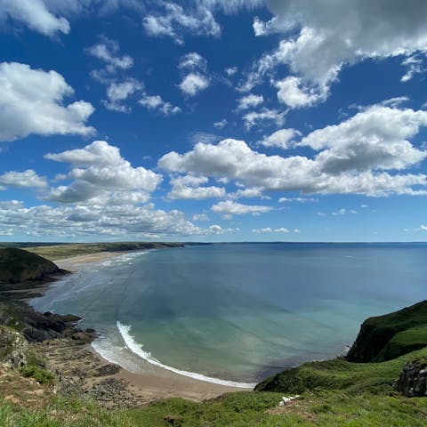 Explore the stunning rugged coastline of Haverfordwest