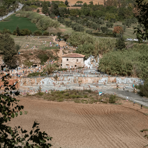 Explore Saturnia, with a visit to the hot springs a must
