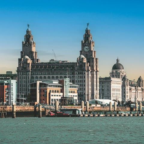 Jump on a train to explore the sights of Liverpool