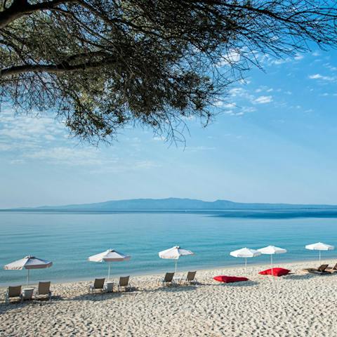 Enjoy direct access to the incredible sandy beach