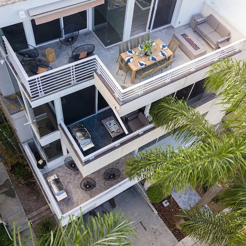 Unwind in plentiful space staying in this exclusive two-unit home