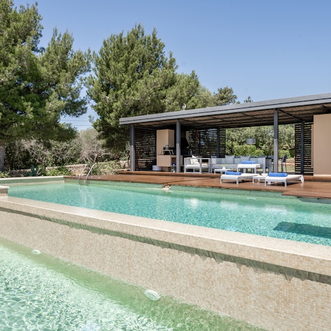 Cool off from the Mallorcan sun with a dip in the infinity pool