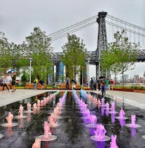 Wander around Domino Park 