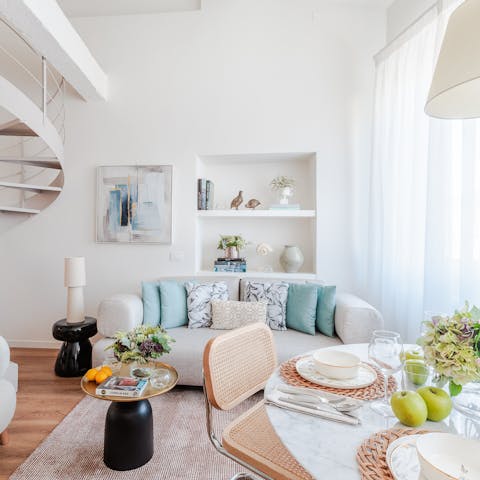 Find peace and relaxation in the living room