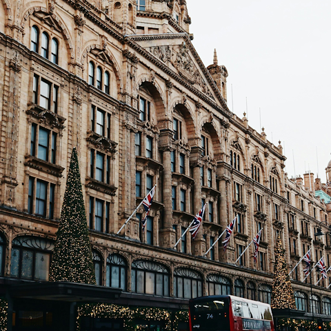 Treat yourself to something special in nearby Harrods