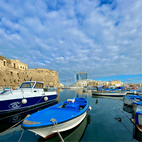 Take a scenic drive to the seaside town of Gallipoli