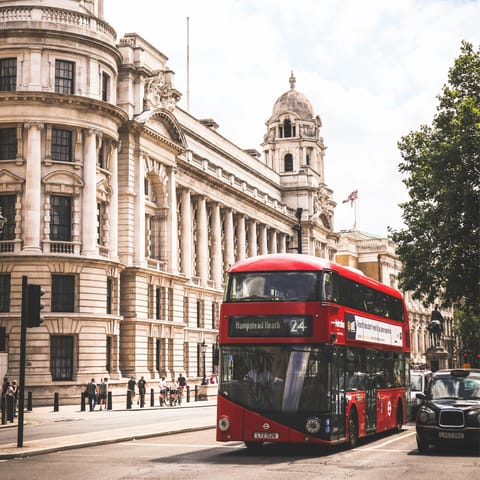 Begin your adventure in central London – a short train ride away