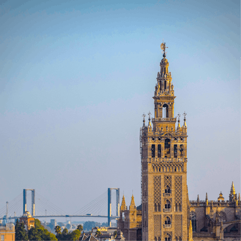 Discover many of Seville's attractions, which are within walking distance