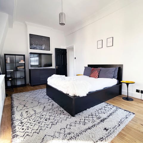 Sleep soundly in super spacious bedrooms