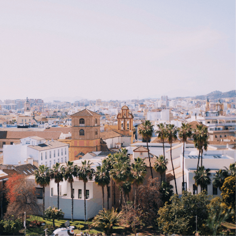 Stay in the heart of Málaga, just a few steps away from Calle Larios and the famous Cathedral