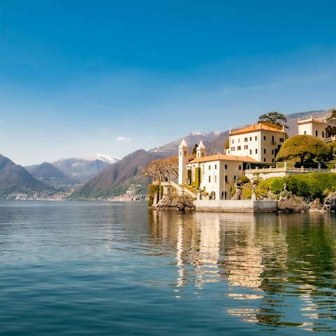 Stay a stone's throw from the shores of spectacular Lake Como
