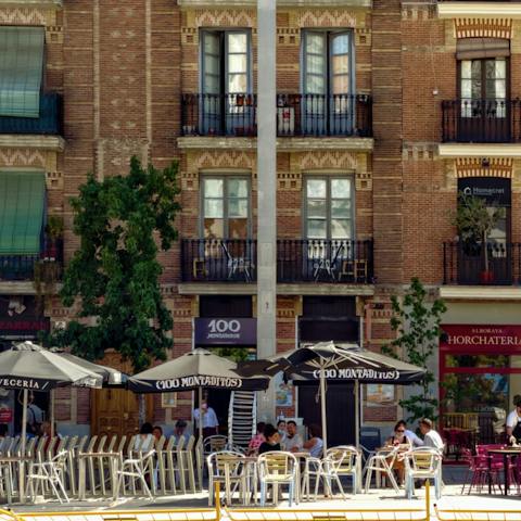 Begin your day with a coffee on the streets of Salamanca