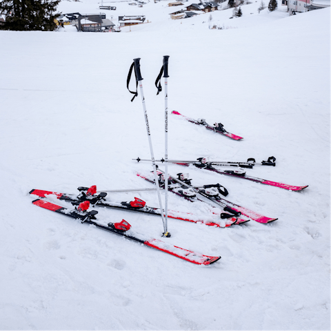 Walking distance to the ski shuttle