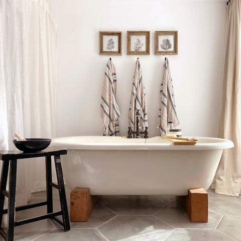 Light some candles and run yourself a bath
