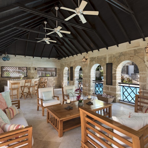 Relax under the spectacular sheltered veranda
