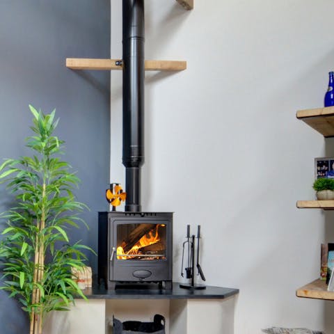 Cosy up by the crackling fire on chillier evenings